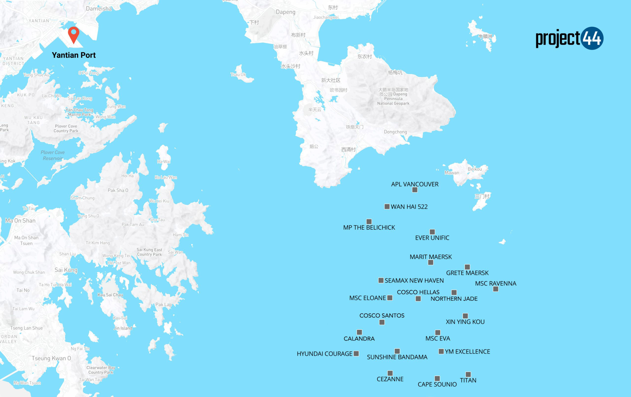 2021 06 09 Yantian Port Map Full