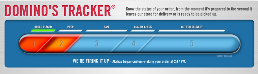 Domino's Tracker