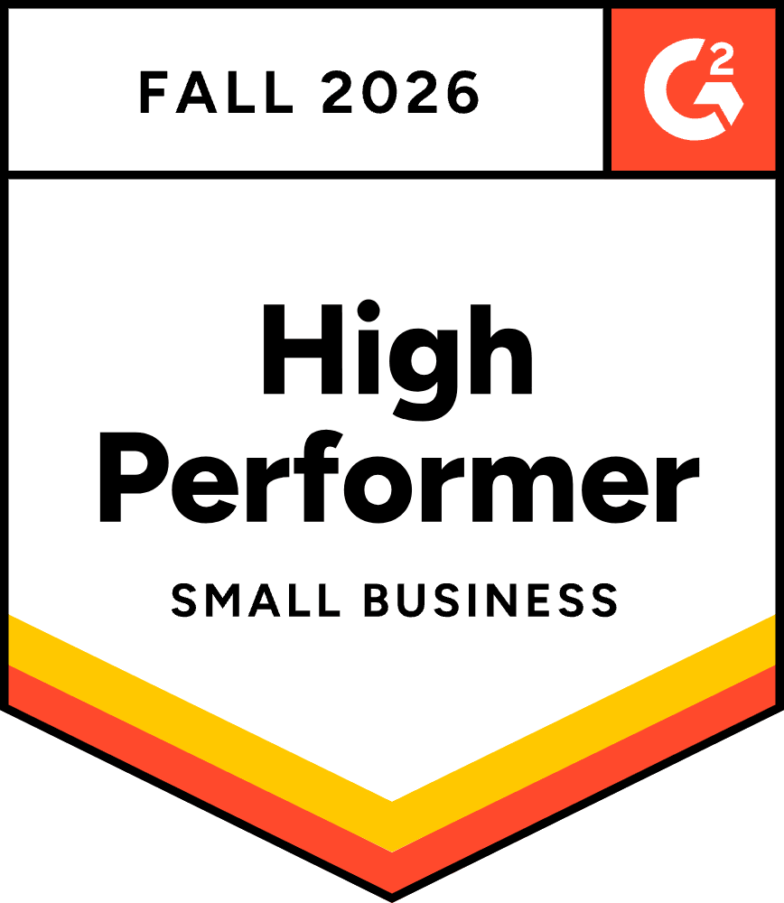 G2 Badge - Fall 2026 High Performer - Small Business